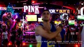 Bangla Road, Patong, Phuket Island, Thailand 2014 プーケット バングラ通りの夜