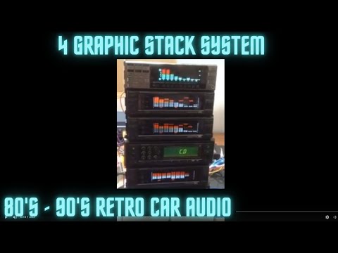 Insane 1980's Pioneer Centrate cassette tape & eq Car Hi-Fi stack EQ400, EQ600, KEX-M800 DEH-55