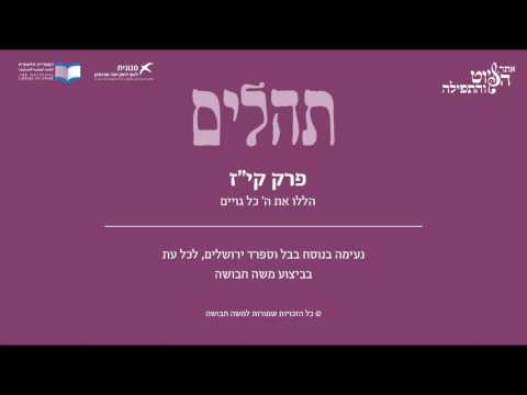 Psalm 117, Iraq & Sfarad Jerusalem - תהלים קי"ז - הללו- כל גויים, בבל וספרד ירושלים, משה חבושה