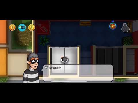 Robbery Bob: CHAPTER 2 - DOWNTOWN Level 15 , 100% iOS/Android Walkthrough