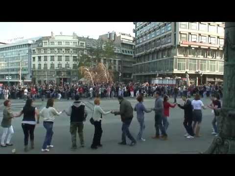 Flash mob rueda de casino Belgrade 29. 03. 2014.