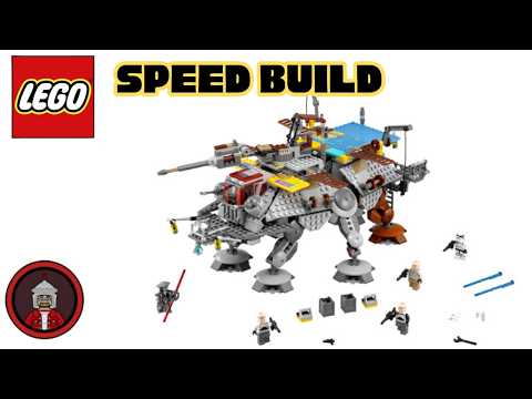 LEGO Star Wars Captain Rex’s AT-TE 75157 Speed Build | A Rebels Classic!