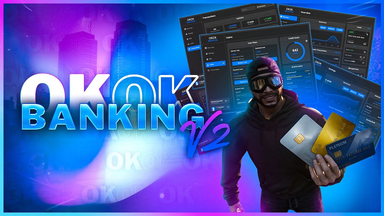 okokBankingV2 - The Most Popular FiveM Banking Script Just Got Better