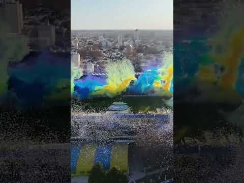 "clásico rosario central vs Newell's, recibimiento #rosario #rosariocentral #newel" Barra: Los Guerreros &bull; Club: Rosario Central