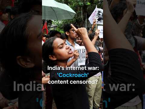 India's government accused of suppressing 'Cockroach' content | DW News