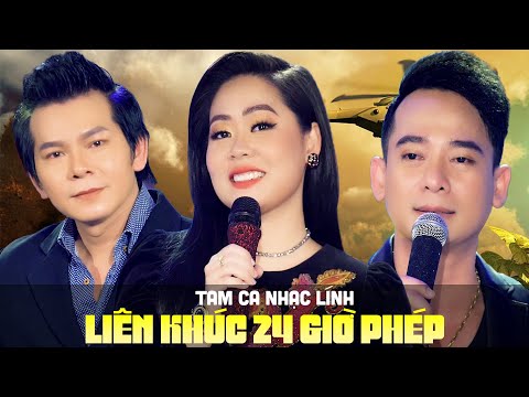 Tam Ca Nhạc Lính 24 Giờ Phép & Những Đóm Mắt Hỏa Châu - Như Hoa, Bảo Hưng Miền Tây, Đoàn Minh Mới