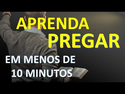 APRENDA A PREGAR EM MENOS DE 10 MINUTOS.