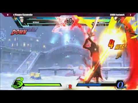 Final Round 18 - UMVC3 - Top 32 - r/Kappa Kazunoko vs CORN Footwurk