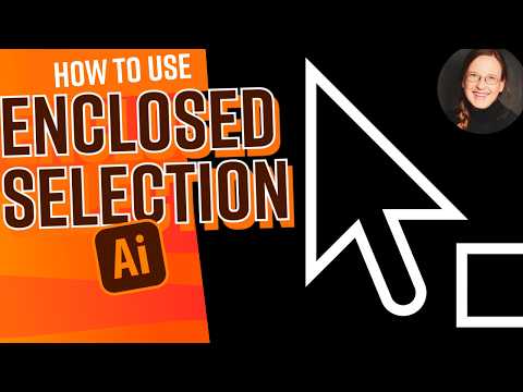 How To Select Only Enclosed Objects In Illustrator - NEW Feature!