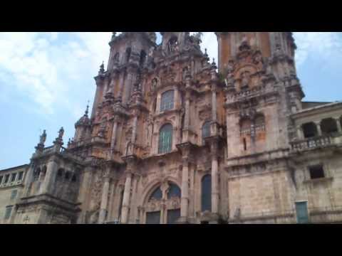 Santiago de Compostela. Pilgrims in Obra