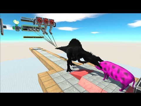 Combo traps, Harpoon and Spike wheel!!! | Animal Revolt Battle Simulator