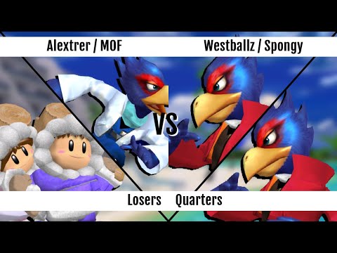 DGS SSBM Doubles - Losers Quarters - Alextrer & MOF vs Westballz & Spongy