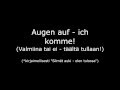 Oomph! - Augen Auf w/ German and Finnish ...