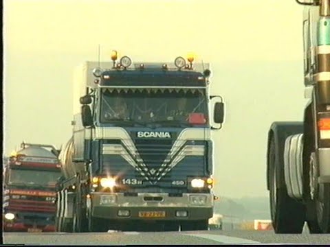 Truckstar festival Nederland transport.  Op weg naar Assen 199x