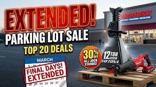 TOP 20 Harbor Freight Parking Lot Sale Deals in March!