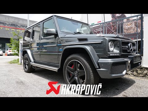 MERCEDES BENZ G63 W463 X AKRAPOVIC EXHAUST | FULL VIDEO PRODUCTION