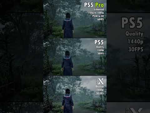 Xbox Series X vs. PS5 vs. PS5 Pro Silent Hill f Quality Mode - Xbox Series X is sharper!
