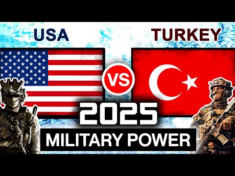 USA vs Turkey Military Power Comparison 2025 | Turkey vs USA Military Power 2025