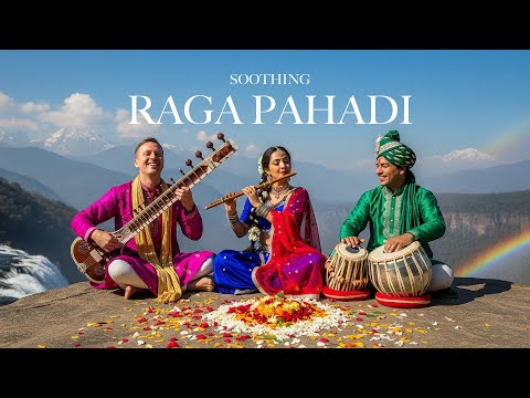Soothing Raga Pahadi | Relaxing Indian Classical Instrumental for Peace & Meditation 🎶 ⛰️