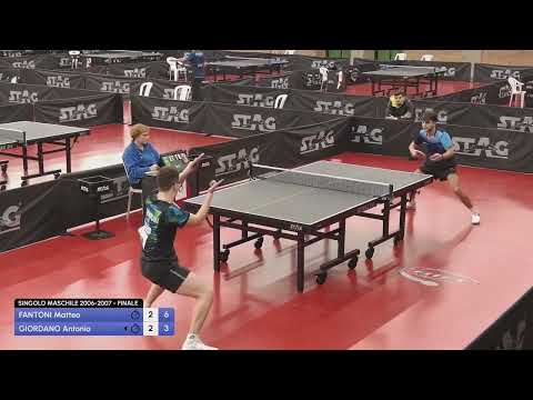 U21 Boys Singles Final | Giordano Antonio - Fantoni Matteo | Italian National Tournament 2025