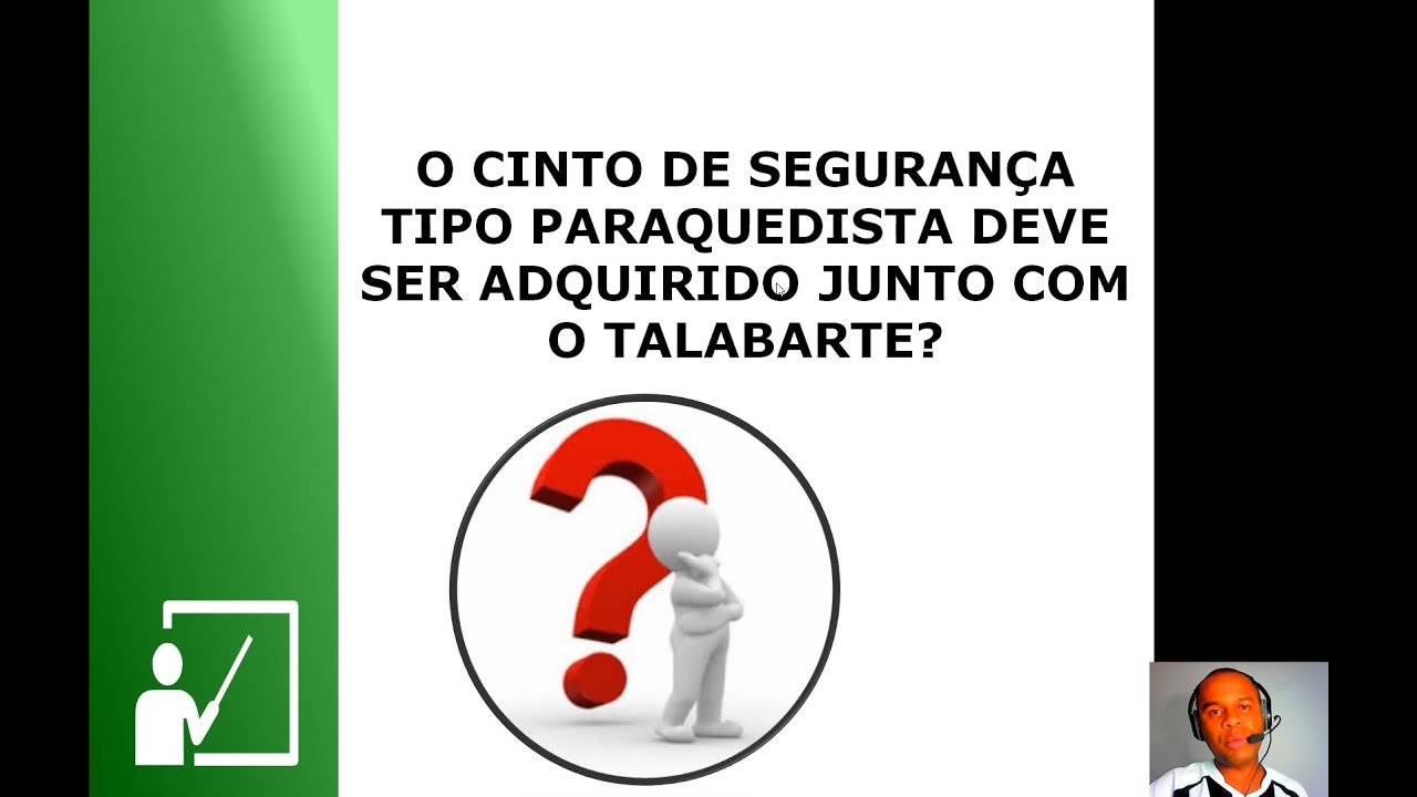 Cinto de Segurança Tipo Paraquedista e Talabarte Precisam Ter o Mesmo Certificado de Aprovação - CA?