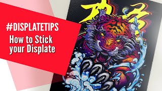 Quick and Easy Tips - How to Stick the Magnet to hang your Displate