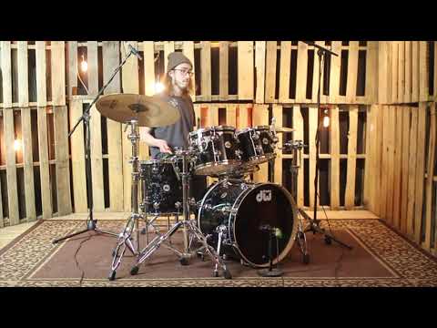 DW Collector's Black Velvet Drum Set - 20,10,12,14 - SO#1214963