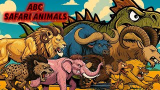 Download lagu ABC Safari Animal Sounds Song | Nursery Rhyme | colorful learning song for kids | Giggles and Toons mp3