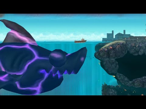 NEW DARK SHARKELEON UNLOCKED AND DARK SHARKELEON GAMEPLAY - Hungry Shark Evolution
