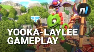 Yooka-Laylee RETAIL Gameplay Footage Hands On (PS4)