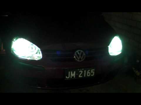 Hella Dynabeam headlights on Volkswagen Golf MK5 TDI