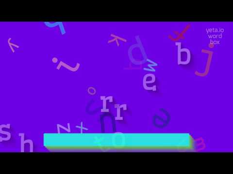 How to say "sherbro"! (High Quality Voices)