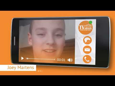 TV Oranje app videoboodschap - Joey Martens
