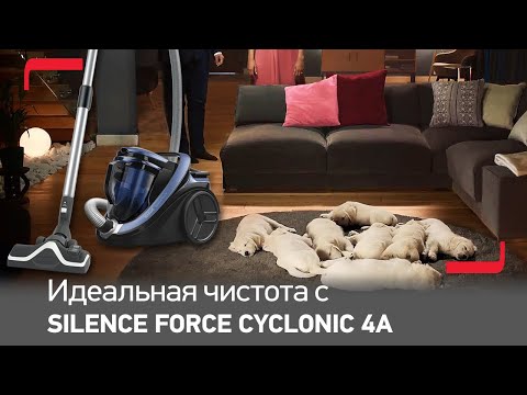 Пылесос с контейнером TEFAL SILENCE FORCE CYCLONIC TW7689EA