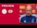 Ten Hag kijkt uit naar clash met PSV: 'Het is payback time' | #AJAPSV