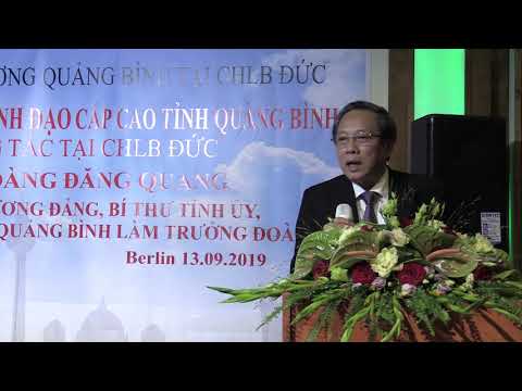 ÔNG HOÀNG ĐĂNG QUANG BÍ THƯ TỈNH ỦY QUẢNG BÌNH TẠI CHLB ĐỨC