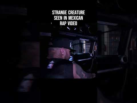 Strange Creature Seen In Mexican Rap Video!! The Rake? Alien? #shorts #cryptids