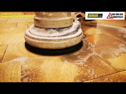 🇩🇪/🇦🇹 - Solnhofener Plattenkalk Grundreinigung und Imprägnierung      0120