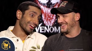 Watch Tom Hardy and Riz Ahmed Have Too Much Fun Talking About Venom