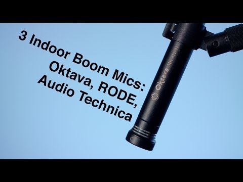 Indoor Boom Microphones: Oktava MK-012, RODE NT5, Audio Technica AT4053b