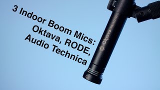 Video thumbnail for Indoor Boom Microphones: Oktava MK-012, RODE NT5, Audio Technica AT4053b by Curtis Judd