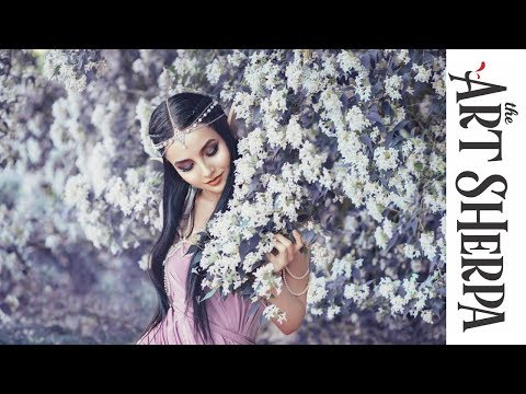 The Flower Elf Acrylic Painting on Canvas Fairy Tale part 4 | TheArtSherpa