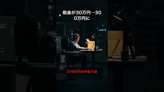 もしも退職金の税優遇がなくなったら #政治 #退職金 #税金
