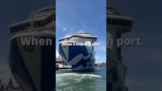 What powers Cruise Ships in port? #shorts