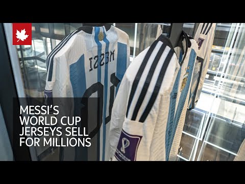 'They all smell fine' Messi jerseys sell for millions