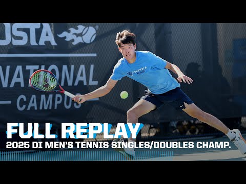 2025 NCAA DI men's tennis singles and doubles championship | FULL REPLAY