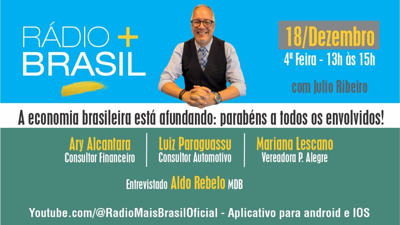 A economia brasileira está afundando: parabéns a todos os envolvidos!