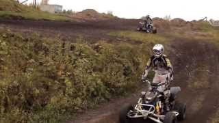 preview picture of video 'training jumps with my Can am ds450x / Robbin WO #704 Sweden'