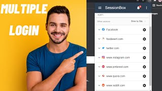 How to use session box in chrome ( multiple accounts login) | multiple chrome browsers