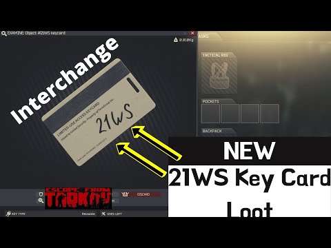NEW Loot -  21WS Key Card Location (Interchange - Patch 12.4)